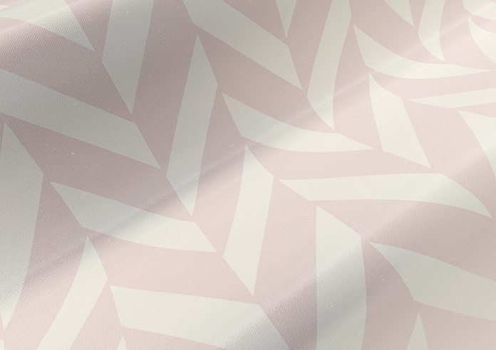 Chevron Stripe, Blush - Made to Measure Curtains - Image 4
